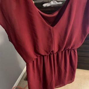 Maroon dress